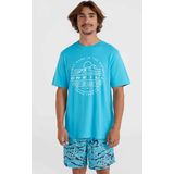 O'Neill - Jack Muir - T-Shirt - Neon Blue - 100% Katoen