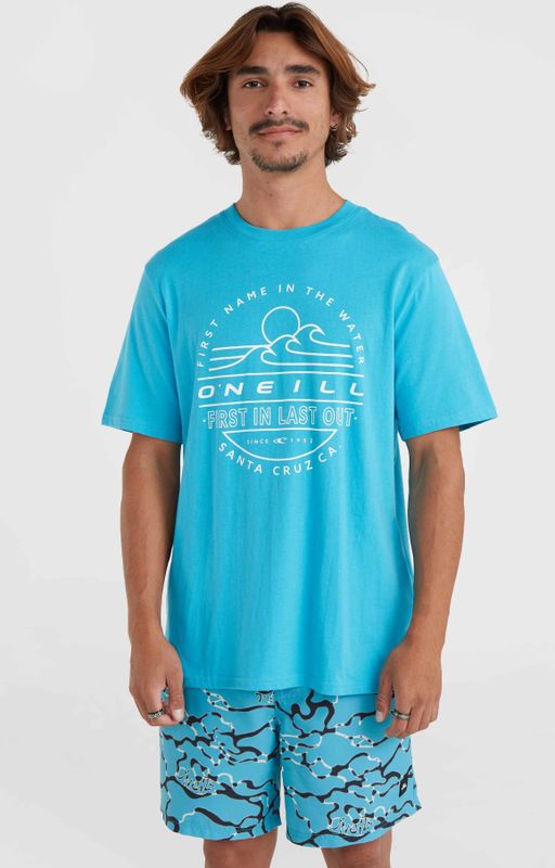 O'Neill - Jack Muir - T-Shirt - Neon Blue - 100% Katoen
