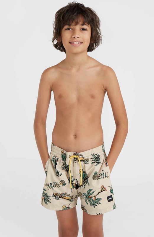 O'Neill Zwembroek Mix & Match Cali Print 13 Inch Beige Venice Beach