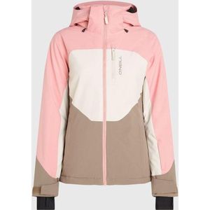 O'Neill - Carbonite - Ski Jas - Genuine Pink Colour Block - 55% Gerecycled Polyester, 45% Polyester