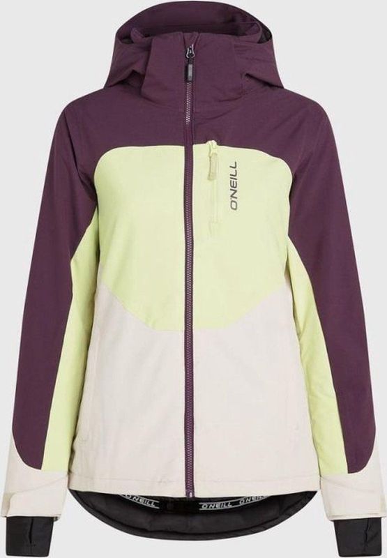 O'Neill - Women Carbonite - Ski Jas - Aubergine - Kleurblok - Waterdicht