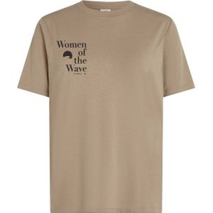 O'Neill Women Of The Wave T-shirt  - Dames - Bruin - Maat: S