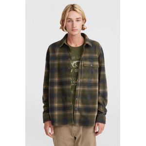 O'Neill - Superfleece - Overhemd - Groen Ruitpatroon - Regular Fit