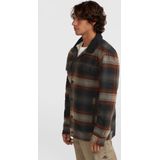 Flanel - Jas - Groen - 100% Katoen - Fleece Voering