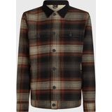 Flanel - Jas - Groen - 100% Katoen - Fleece Voering
