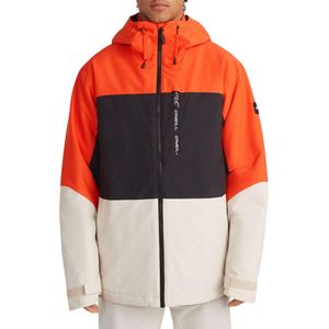 O'Neill - Carbonite - Ski Jas - Paprika Flame Colour Block - 50% Gerecycled Polyester