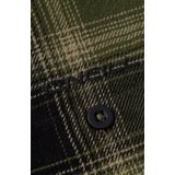 O'Neill - Flannel Check - Overhemd - Green Check - 100% Katoen, Regular Fit, Rolkraag, Drukknoopsluiting