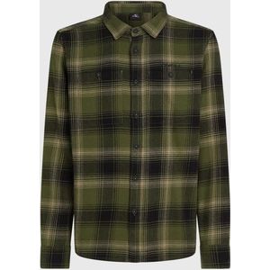 O'Neill - Flannel Check Overhemd - Groen - 100% Katoen - Regular Fit