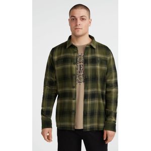 O'Neill - Flannel Check Overhemd - Groen - 100% Katoen
