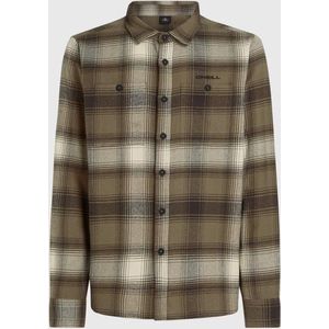 O'Neill - Flannel Check Overhemd - Bruin Ruit - 100% Katoen
