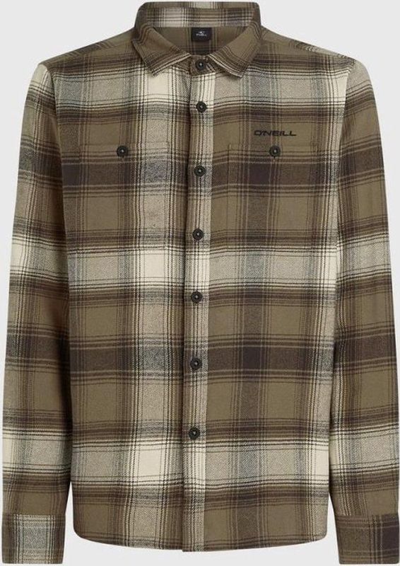 O'Neill - Flannel Check Overhemd - Bruin Ruit - 100% Katoen
