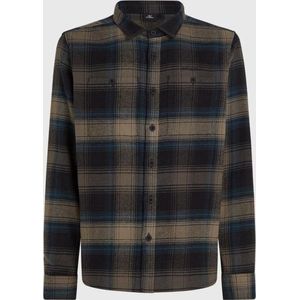 Brand - Geruit Flanel Overhemd - Lange Mouwen - Regular Fit