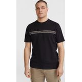O'neill - Ikat Stripe - T-shirt - Zwart - Korte Mouwen