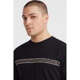 O'neill - Ikat Stripe - T-shirt - Zwart - Korte Mouwen