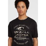 O'Neill Cali Wave T-shirt  - Heren - Zwart - Maat: XS