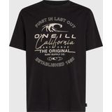 O'Neill Cali Wave T-shirt  - Heren - Zwart - Maat: XS
