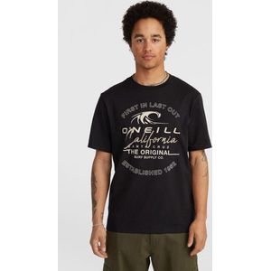 O'Neill Cali Wave T-shirt  - Heren - Zwart - Maat: XS