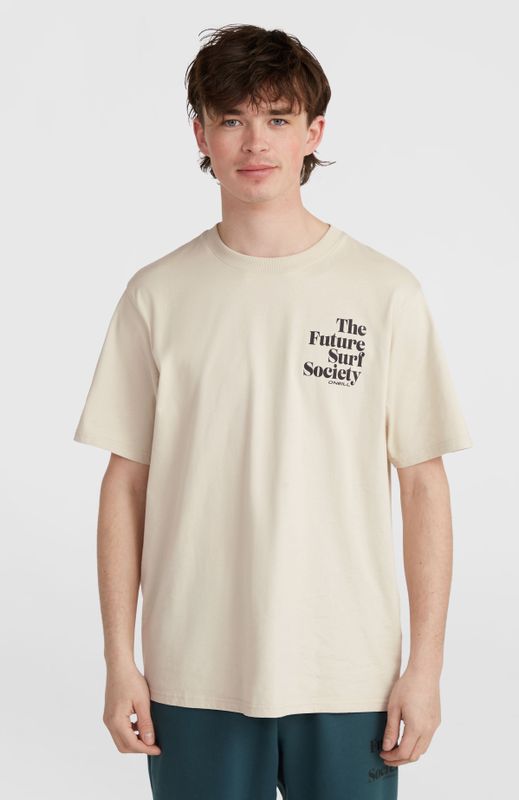 O´neill - Future Surf Society - T-shirt - Beige - Korte Mouwen