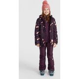 O'Neill Ski-Jack Donkerpaars/Zwart/Roze