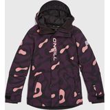 O'Neill Ski-Jack Donkerpaars/Zwart/Roze