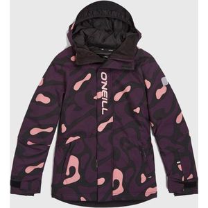O'Neill Ski-Jack Donkerpaars/Zwart/Roze