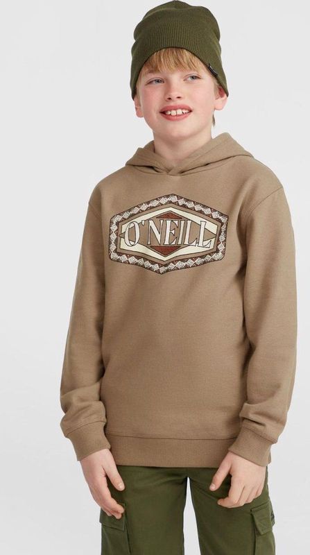 O'Neill Front Print Hoodie  - Jongens - Bruin - Maat: 152