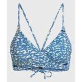 O'Neill Beugelbikini Baay Blauw-Geel - Voorgevormde Bikinitop
