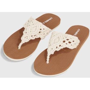 O'Neill Teenslippers - Ditsy Crochet - Kleur: Snow White