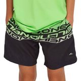 O'Neill Cali 14 Zwemshort Jongens - Zwart - Groen - Wit
