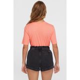 O'Neill Shorts - Tasia Paperbag - Slim Fit - Acid-Washed Denim