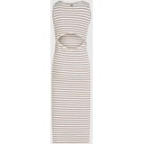 O'Neill Midi Rib Jurk Jess - Ademend Ribstof met Rugdetail