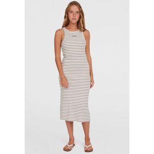 O'Neill Midi Rib Jurk Jess - Ademend Ribstof met Rugdetail