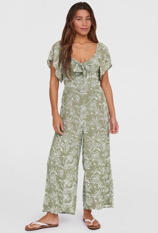 O'Neill Kesia Jumpsuit - Hoge Taille en Wijde Pijpen - Zachte Viscose