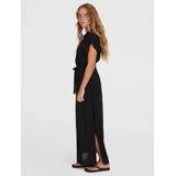 Lori - Blousejurk - Effen - Viscose - Kwartmouw - Lang/maxi