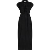 Lori - Blousejurk - Effen - Viscose - Kwartmouw - Lang/maxi