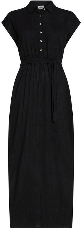 Lori - Blousejurk - Effen - Viscose - Kwartmouw - Lang/maxi