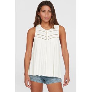 O'Neill mouwloze top wit broderie