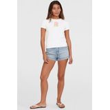 O'Neill - Women Of The Wave - T-shirt - Beige - Katoen