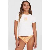 O'Neill - Women Of The Wave - T-shirt - Beige - Katoen