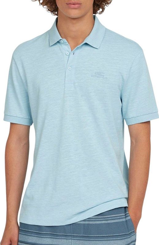 O'NEILL - Poloshirt - Pastelblauw - Normale Pasvorm - Kwartmouw
