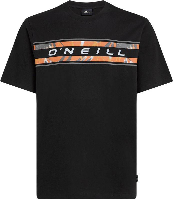 O´neill - Front Graphic T-shirt - Zwart - 100% Katoen