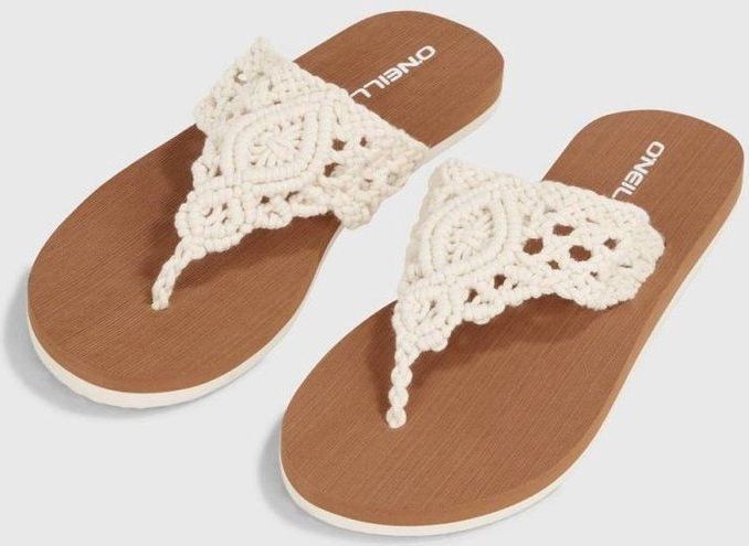 O'Neill Teenslippers - Ditsy Crochet - Kleur: Snow White