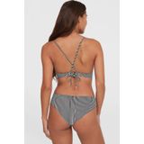 O'Neill Dames Bikini Set Baay Maoi Zwart/Wit Gestreept - TACTEL® - Bralette met Medium Ondersteuning