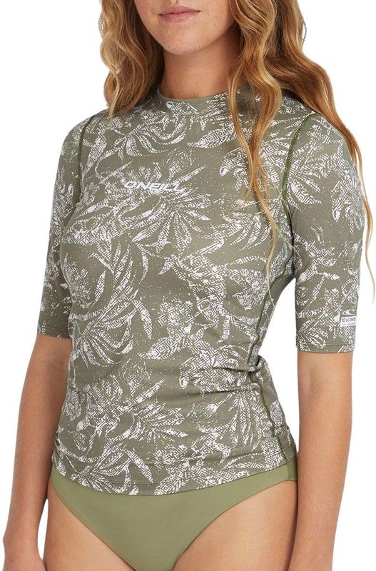 O´neill Essentials Skin Rashguard Met Korte Mouwen Voor Dames