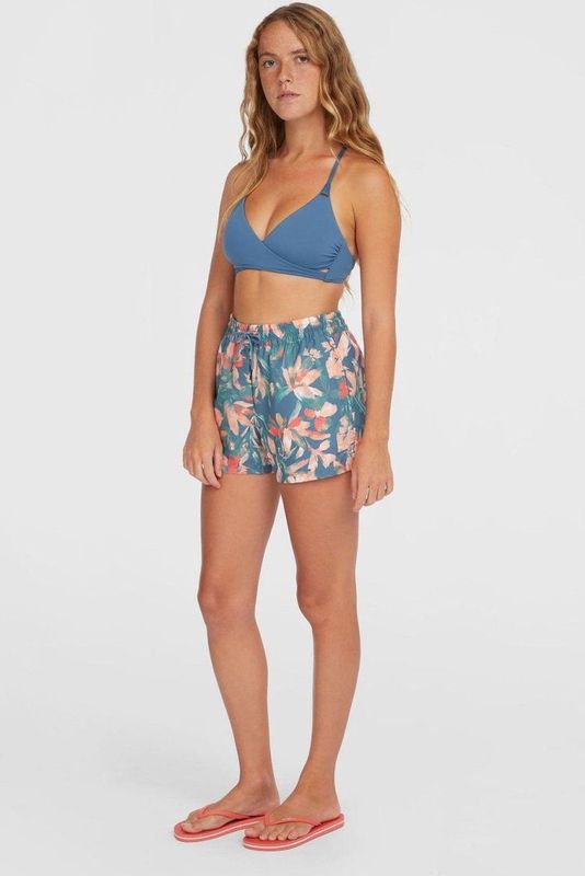 Zwembroek - Bloemenprint - Koordsluiting