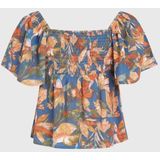 Huges - Geweven Top - Wit - 100% Livaeco Viscose
