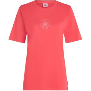 O'Neill - T-shirt - Koraalrood - Katoen
