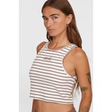 O'Neill - Dames Top - Mouwloos - Ronde Hals - Katoen Elastaan - Rib Gebreid