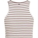 O'Neill - Dames Top - Mouwloos - Ronde Hals - Katoen Elastaan - Rib Gebreid