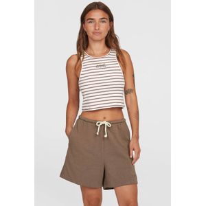 O'Neill - Dames Top - Mouwloos - Ronde Hals - Katoen Elastaan - Rib Gebreid